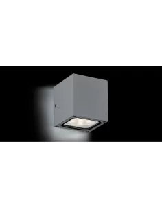 Pan international est01009 indi pared g9 33w gris ip44